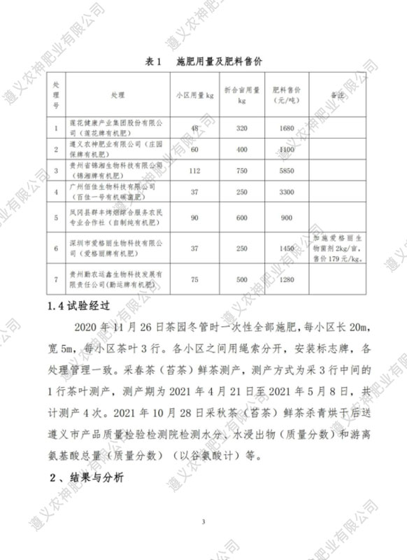 貴陽有機(jī)肥廠家